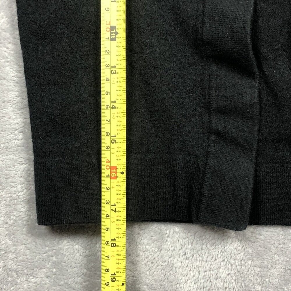 Banana Republic Cardigan Sweater Women Size Small Black Wool Business Casual - Picture 8 of 11